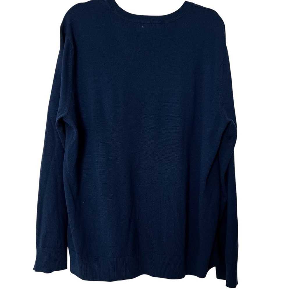 Banana Republic Men’s Merino Wool Crewneck Sweater in Navy size XL - Picture 2 of 8